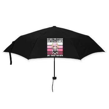 Gaming Console PC Gamer Girl Gamer Girl - Umbrella (small) - black - Front