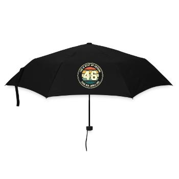 46e anniversaire pour que vous voyiez avec 46 cadeaux rétro - Parapluie standard - noir - Devant