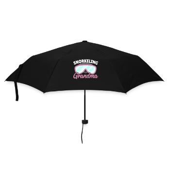 Snorkeling Grandma Snorkel Dive Scuba Diving - Umbrella (small) - black - Front