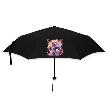 Panda Bicycle Road Bike Panda Bear - Umbrella (small) - black - Front