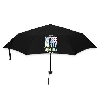 Baltic Sea Party Vibes - Umbrella (small) - black - Front