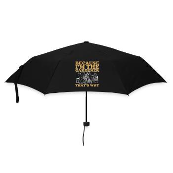 Garden Home Gardener Gardener Gardener Gardening Gift - Umbrella (small) - black - Front