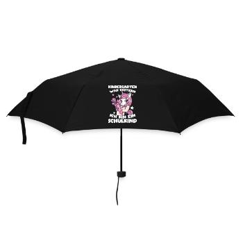 Kindergarten War Gestern Ich Bin Ein Schulkind - Regenschirm (klein) - Schwarz - Vorne
