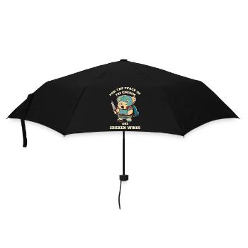 Guerrier fou avec épée pour la paix du roi - Parapluie standard - noir - Devant