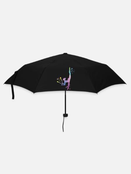 Gymnaste avec des clubs Gymnastique rythmique - Parapluie standard - noir