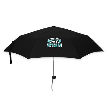 Veteran Trust Me I'm A Veteran - Umbrella (small) - black - Front