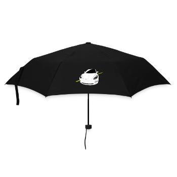 Electric Car, Drive The Future, Zero Emissions - Umbrella (small) - black - Front