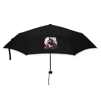 Supermoto Motocross Motocross Motorcycle Biker - Umbrella (small) - black - Front