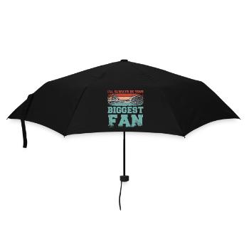 Je serai toujours votre plus grand fan de badminton - Parapluie standard - noir - Devant