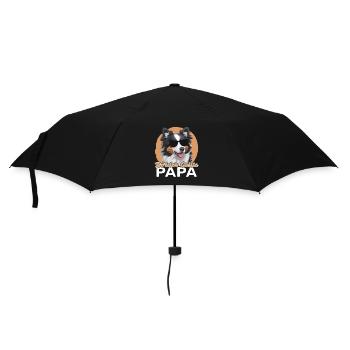 Border Collie Papa - Parapluie standard - noir - Devant