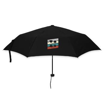 Poker Rétro - Parapluie standard - noir - Devant