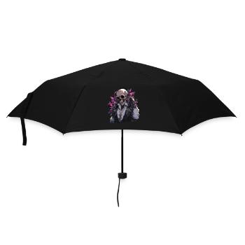 Crâne Crâne Crânes Crâne Squelette - Parapluie standard - noir - Devant