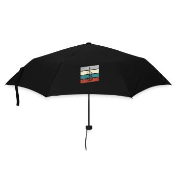 Violon Rétro - Parapluie standard - noir - Devant
