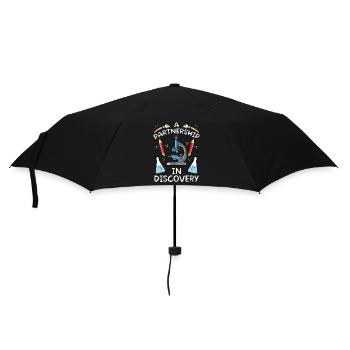 A Partnership In Discovery - Umbrella (small) - black - Front