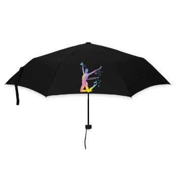 Gymnast with clubs Rhythmic gymnastics - Umbrella (small) - black - Front