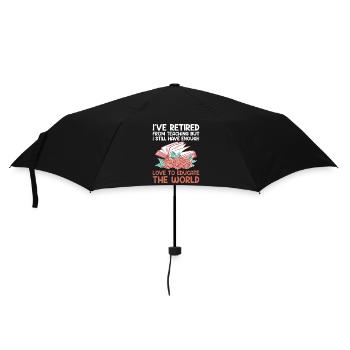 Grand-mère à la retraite pensionnée Enseignante de pension Teach Re - Parapluie standard - noir - Devant