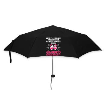Grand-mère à la retraite pensionnée Enseignante de pension Teach Re - Parapluie standard - noir - Devant