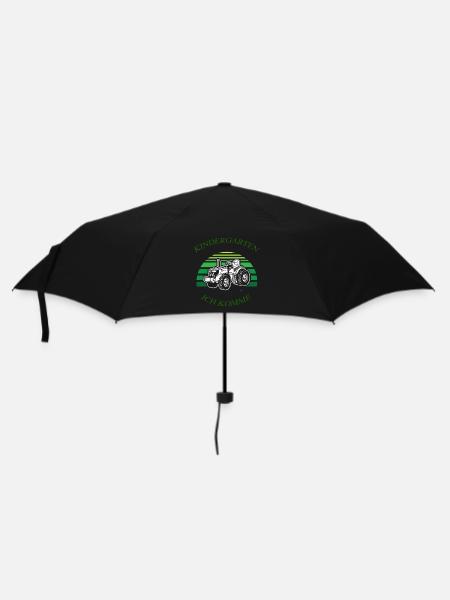 Kindergarten ich komme 3 - Regenschirm (klein) - Schwarz