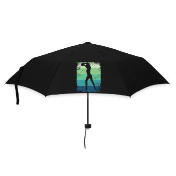 Gym Ball Retro Rhythmic Gymnastics - Umbrella (small) - black - Front