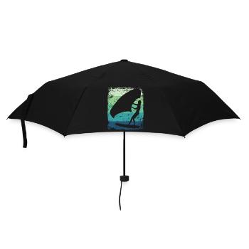 Flügelfolie Wingsurfing Retro-folie Flügel - Regenschirm (klein) - Schwarz - Vorne