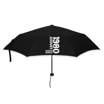 1980 August Limited Edition 43rd Birthday Outfit - Umbrella (small) - black - Front