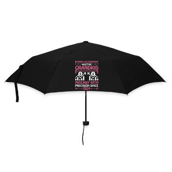 Grand-mère à la retraite Pensioner Comptable Banque - Parapluie standard - noir - Devant