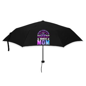 Stiefmutter Muttertag Stiefmama Mutter - Regenschirm (klein) - Schwarz - Vorne