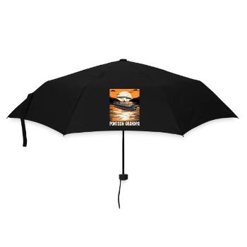 Ponton Grand-père Fête des pères Bateau à moteur - Parapluie standard - noir - Devant