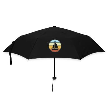 Rétro de la voile - Parapluie standard - noir - Devant