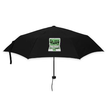 Je vais pirater ce renifleur d’ingénierie sociale - Parapluie standard - noir - Devant