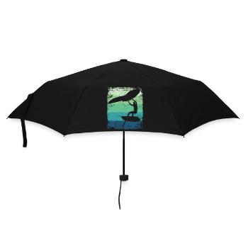 Flügelfolie Wingsurfing Retro-folie Flügel - Regenschirm (klein) - Schwarz - Vorne