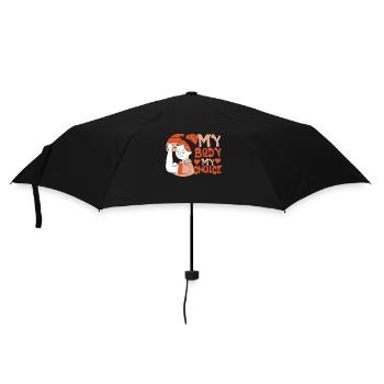 Féministe Mon corps Mon choix - Parapluie standard - noir - Devant