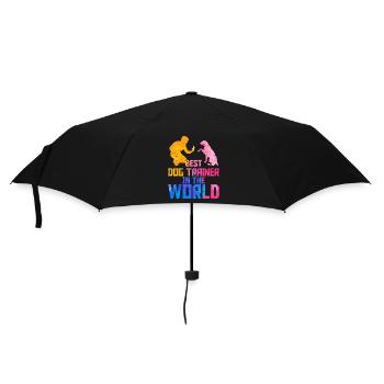 Meilleur dresseur de chiens au monde Emploi de formation - Parapluie standard - noir - Devant