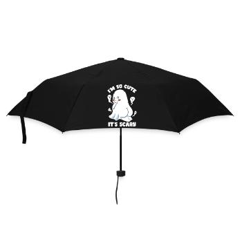 Ghost Halloween I'm So Cute It's Scary - Umbrella (small) - black - Front