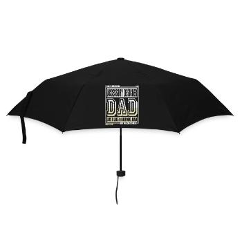 Accessoire Designer Papa Geschenk - Regenschirm (klein) - Schwarz - Vorne