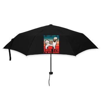 Si je ne peux pas apporter mon Shih Tzu, je n’y vais pas - Parapluie standard - noir - Devant