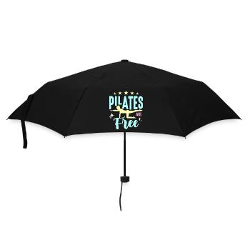 Pilates Are Free Reformer Pilates Class Training - Regenschirm (klein) - Schwarz - Vorne