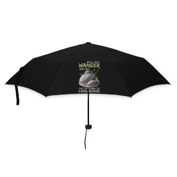 Promenez-vous à la recherche de roches fraîches - Parapluie standard - noir - Devant