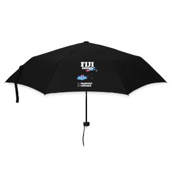 Fiji Bound Country Travel Fijian Flag Vacation - Umbrella (small) - black - Front