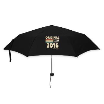 Vintage Birthday Gift 2016 - Umbrella (small) - black - Front