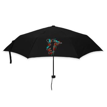 Basketball Basketball Player - Umbrella (small) - black - Front