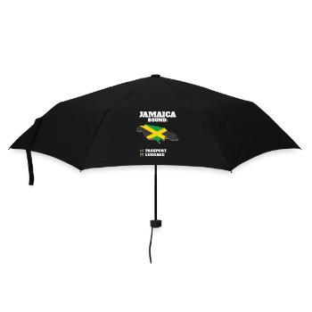 Jamaica Bound Country Travel Jamaican Flag - Regenschirm (klein) - Schwarz - Vorne