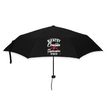 Bientôt Cousin Septembre 2023, Annonce Grossesse - Parapluie standard - noir - Devant