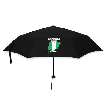 Nigéria Pays à destination Voyage Drapeau nigérian - Parapluie standard - noir - Devant