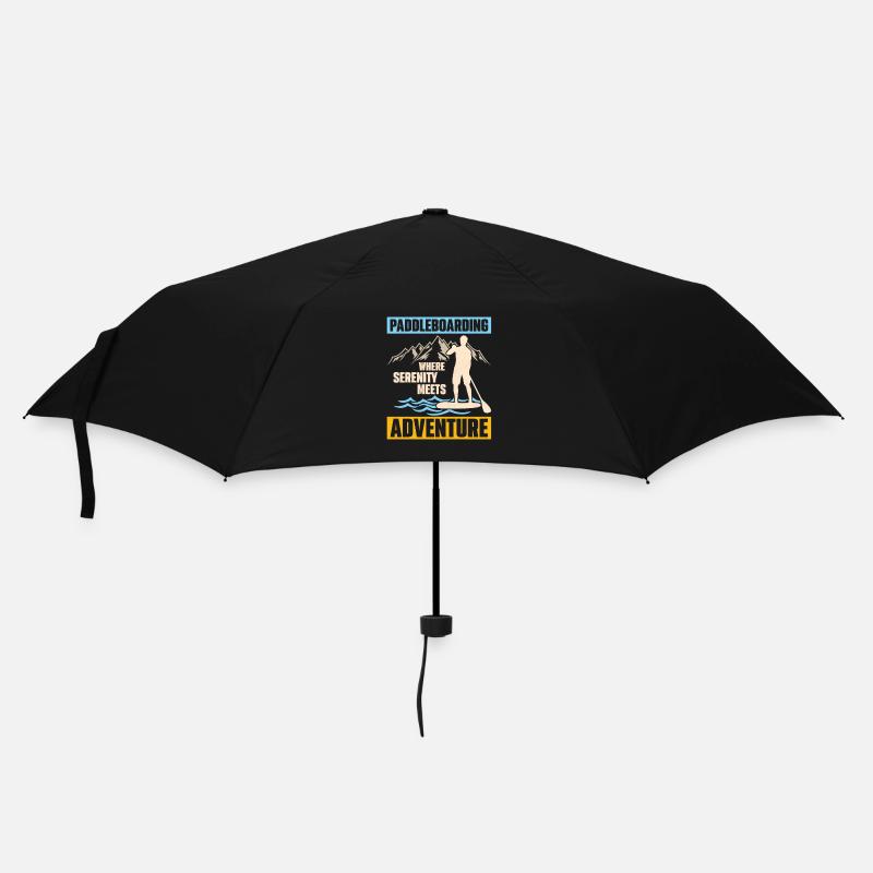 Paddleboarding Where Serenity Stand Up Paddle - Umbrella (small) - black