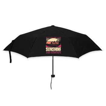 Just A Girl Who Loves Sunshine And Airboats Hydrop - Umbrella (small) - black - Front