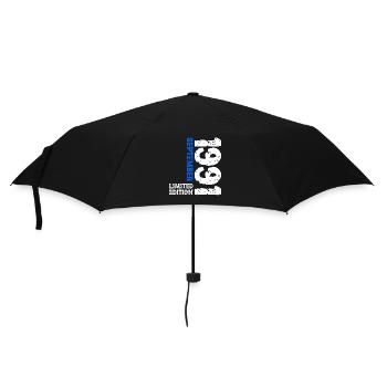 1991 September Limited Edition 32. Geburtstag Deko - Regenschirm (klein) - Schwarz - Vorne
