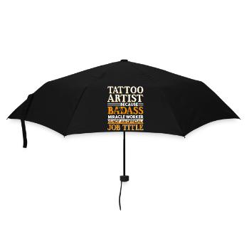 Tattoo Artist Tattoo Artist Job Title - Umbrella (small) - black - Front