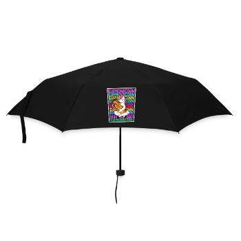 Euphonicorn - unicorn with euphonium - Umbrella (small) - black - Front