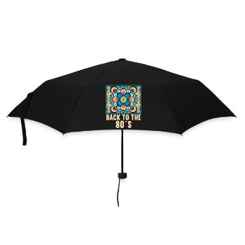 80s Themed Party Back to the 80s Costume - Umbrella (small) - black - Front